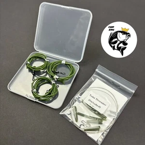 Helicopter Chod Rigs X3 - Pre Rigged Tube kit - Green + free tube threader - Picture 1 of 2
