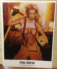 JENNA JAMESON SIGNED RARE WICKED PROMO ADULT FILM STAR PORN 8X10 PHOTO SEXY