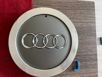 #J (1) Tapa central dorada carbón mecanizado OEM AUDI A4 A6 A8 S8 4B0 601 165J Foto 1 de 4