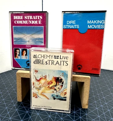 Dire Straits Cassette Tape Lot - Communique, Making Movie, Alchemy Live (1984) - Image 1 of 4