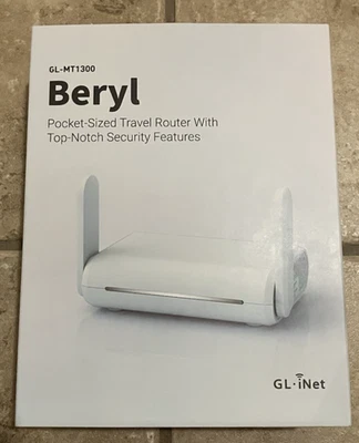 Gl.iNet Beryl GL-MT1300 Dual-band 5Ghz Wi-Fi Secure VPN Travel Router Portable - Image 1 of 4