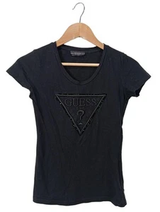 GUESS Camiseta estampada Mujeres Talla EU 34 negro look casual - Imagen 1 de 5