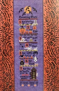 Just Nan Counting Bats w/ Embellishment Pack Halloween JN205 - Picture 1 of 5