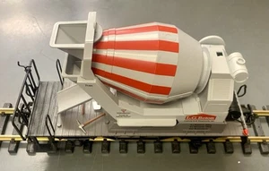 ๐ Vintage LGB 4055 G Gauge Beton Operating Cement Mixer Flatcar W. Germany C-6 - Picture 1 of 10