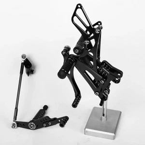 Adjustable Rear Footrest Pegs Set CNC Fit For Yamaha YZF R1 2008 - Picture 1 of 6