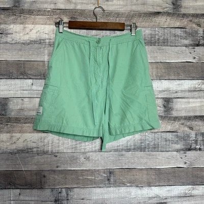 Lauren Ralph Lauren Cargo Shorts Women's Size 6 Petite Green Cotton Casual - Image 1 of 4