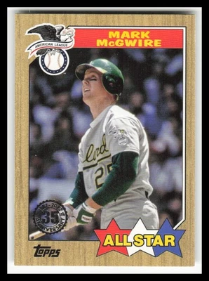 2022 Topps '87 Topps All-Star #87AS8 Mark McGwire - Image 1 of 2