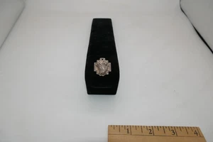 VINTAGE STERLING SILVER 925  CRUCIFIED JESUS PENDANT MEDAL - Picture 1 of 4