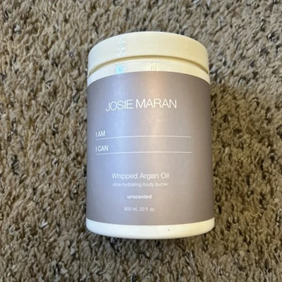 Josie Maran Whipped Argan Oil Body Butter UNSCENTED Jumbo 20oz NEW SEALED - Image 1 of 4