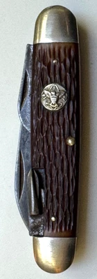 Navaja de bolsillo rara ULSTER EE. UU. Boy Scout 5 hojas con cabeza philips Foto 1 de 4