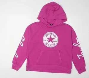 Converse Girls Pink Hoodie XL with Logo - Picture 1 of 12