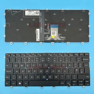 NUEVO TECLADO UK para DELL XPS 13 9365 2 EN 1 retroiluminado - Imagen 1 de 3