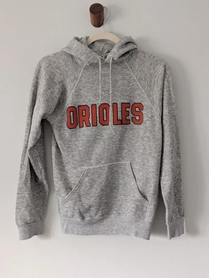 Vintage Sportswear 70s 80 Orioles Raglan Hooded Sweatshirt Small - Image 1 of 4