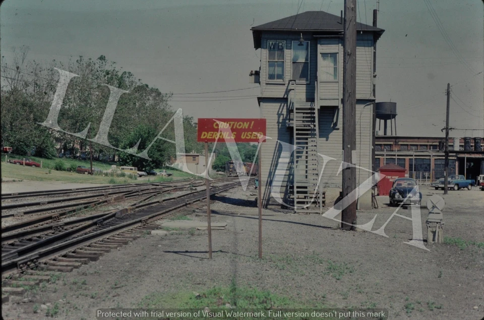 Оригинальный слайд B&O башня в Камберленде Мэриленд - Изображение 1 из 1