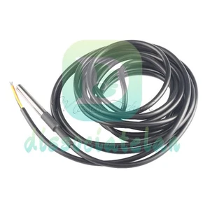 3m Waterproof DS18B20 Digital Temperature Humidity Sensor Probe Thermistor Cable - Picture 1 of 7