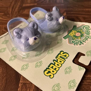 Rare Cabbage Patch Kids CPK Blue Bear Hausschuhe / Sandalen / Schuhe - Bild 1 von 4