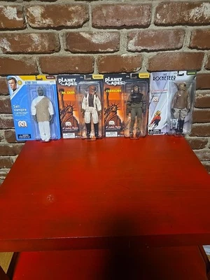 Lot of 4 2021 Planet of The Apes , The Rocketeer & Star Trek Sealed 8" Figure.  - Image 1 of 4
