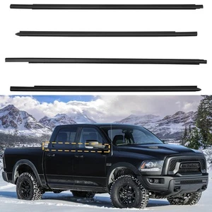 Weatherstrip Window Moulding Trim Seal Belt Kit Compatible with Dodge Ram 150... - Picture 1 of 7
