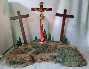 Scena della Crocifissione Fontanini con Cristo Figura 50601 Romana LEGGI BENE - Foto 1 di 15