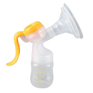 Manual Breast Pump Adjustable Strong Suction Breast Pump Portable Single Hand - Picture 1 of 12