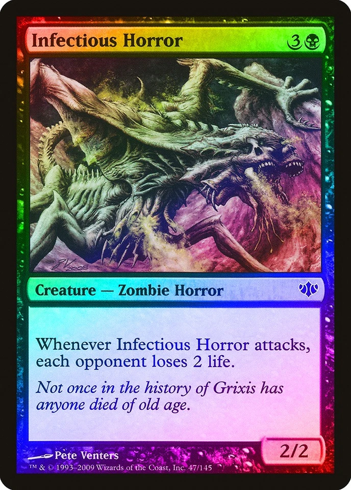 Infectious Horror FOIL Conflux NM Black Common MAGIC GATHERING CARD ABUGames - Image 1 of 1