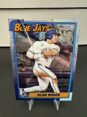 2025 Topps Update - 1990 Topps Chrome Silver Pack Mojo Alan Roden #U90C-15 (RC) - Image 1 of 2