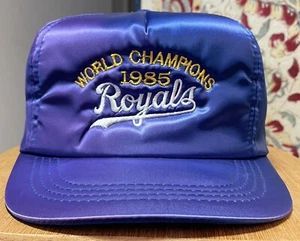 Vintage Kansas City Royals 1985 World Series Champion Chromic Hat Deadstock NWOT - Picture 1 of 10