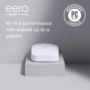 Router eero Pro 6 AX4200 Tri-Band Mesh Wi-Fi 6 K010111- Nuevo Caja Abierta - Imagen 1 de 8