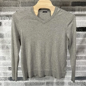 Smartwool Gray Vneck Pullover Sweater Men’s Size XL Super Soft and Warm Winter - Picture 1 of 9