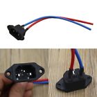 E-bike Plug Socket Charger 1pc Battery Connector Plug Motorcycle Parts