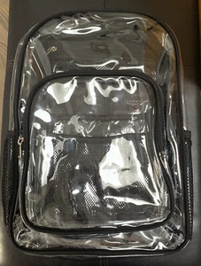 HawLander Lightweight Backpack for Women or Girls, Mid-Volume 20.0L, Clear - Picture 1 of 2
