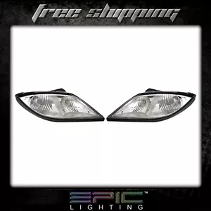 Fits 2003-05 Pontiac Sunfire Headlights Headlamps Pair Left right set - Picture 1 of 1