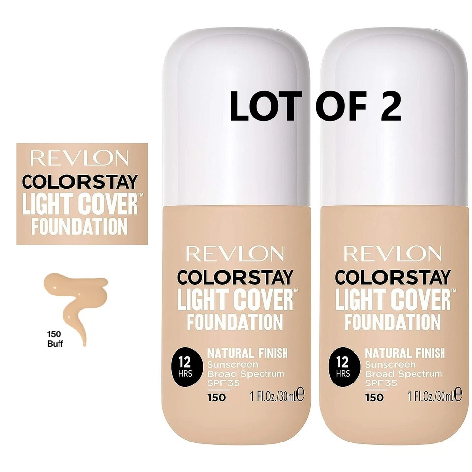 Revlon Colorstay Light Cover Foundation Natural Finish SPF35 #150 Buff LOTOF2 - Image 1 of 1