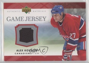 2007-08 Upper Deck Game Jersey Series 1 Alex Kovalev #J-AK