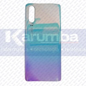 BACK COVER HUAWEI P30 ELE-L29 GLAS RÜCKSEITE BACKCOVER WEISS CRYSTAL WHITE - Bild 1 von 1