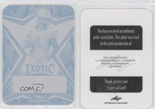 2022 Leaf Exotic Printing Plate Cyan Snakeskin 1/1 Zay Flowers #BA-ZF1 Auto