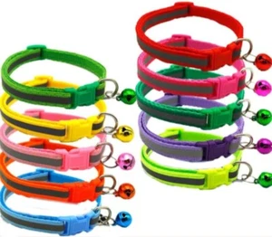 1 pieza/juego de collares de cachorro para basura súper suaves de nailon cachorro collares reflectantes de identificación - Imagen 1 de 1