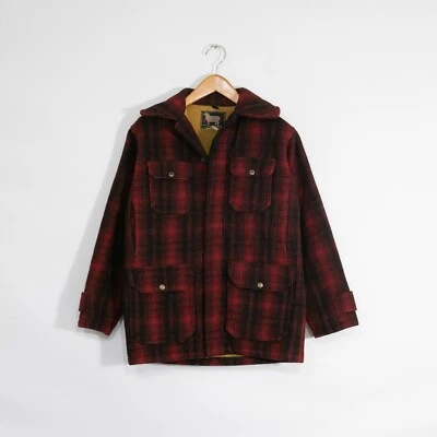 Vintage 50s Woolrich Mackinaw Hunting Jacket Size 42 / Medium - Buffalo Plaid - Image 1 of 4