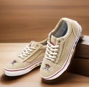 Zapatillas VANS X Jóvenes Niños Talla 13 Paja Colección Una Pieza Old Skool Con cordones - Imagen 1 de 12