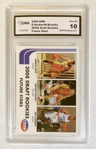 2008 omr rookies derrick rose eric gordon michael beasley #nno GMA Gem mint 10 - Picture 1 of 2