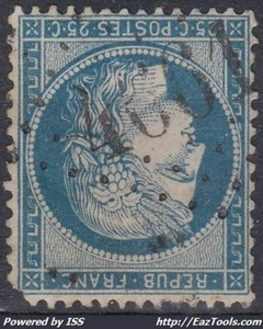 FRANCE CERES N° 60 AVEC OBLITÉRATION GC 4661 POUSSAN HERAULT A VOIR - Picture 1 of 2