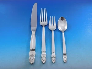 Princess Ingrid By Frank Whiting Sterling Silver Dinner Size 4-piece Setting - Picture 1 of 6