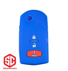 1x New KeyFob Remote Fobik Silicone Cover Fit / For Select Mazda Vehicles. - Picture 1 of 2