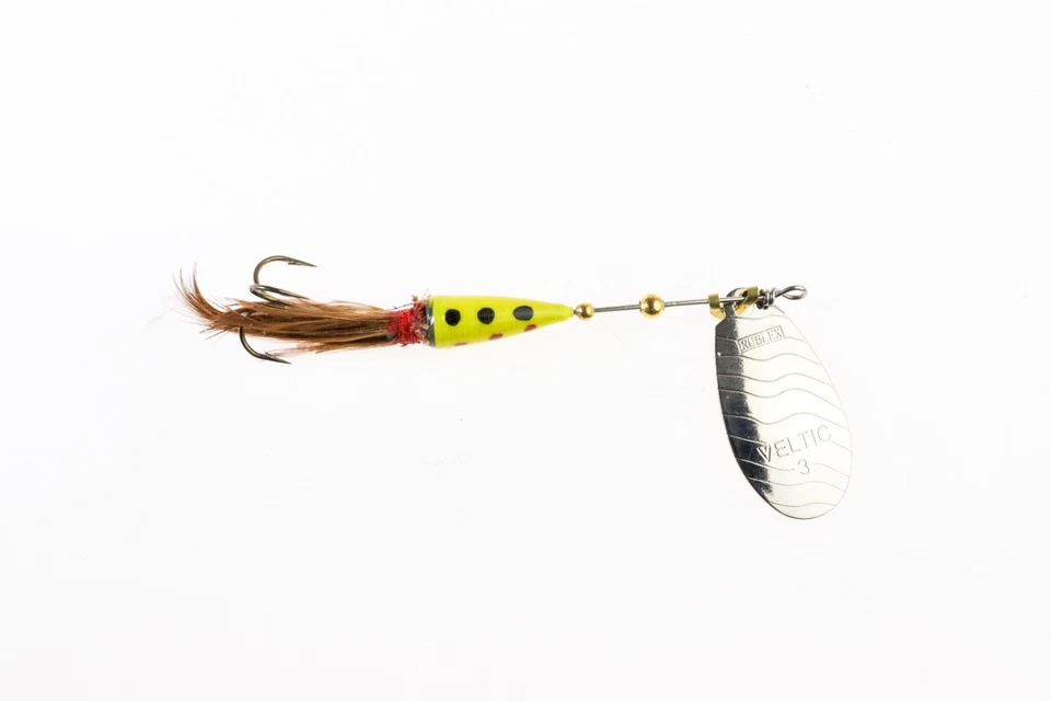 Cucchiaino RUBLEX VELTIC originale - Sora Fibreno Size 3 argento e giallo AZ347B - Immagine 1 di 4