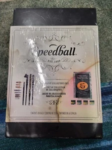 Speedball 16pc Calligraphy Collector's Set: Holders, Nibs, Quill, Ink, Cleaner! - Picture 1 of 4