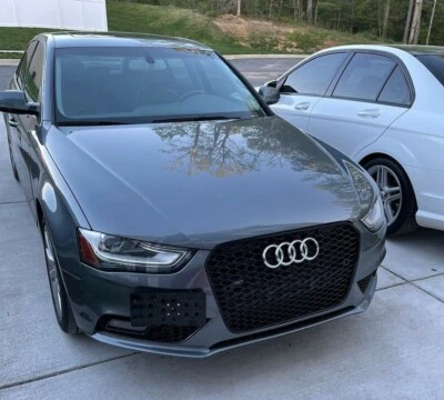 Gancho de remolque delantero soporte de montaje de matrícula para Audi A4 S line 2013-2016 (B8.5) Foto 1 de 4