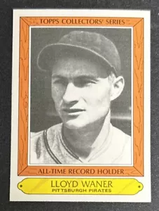 1985 Topps Collectors Series All-Time Record Holder Lloyd Waner Baseball Card 36 - Picture 1 of 2