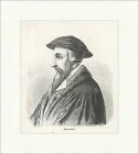 Johannes Calvin Frankreich Reformation Calvinismus Theologie Holzstich E 18891