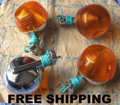 HONDA CL100 CD50 CD65 SL90 SL100 INTERMITENTE GUIÑO 4 PIEZAS. METAL 6V - ENVÍO GRATUITO. Foto 1 de 4