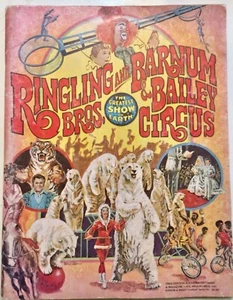 1976 RINGLING BROS. &  BARNUM & BAILEY CIRCUS SOUVENIR PROGRAM W/WEDDING POSTER - Picture 1 of 12